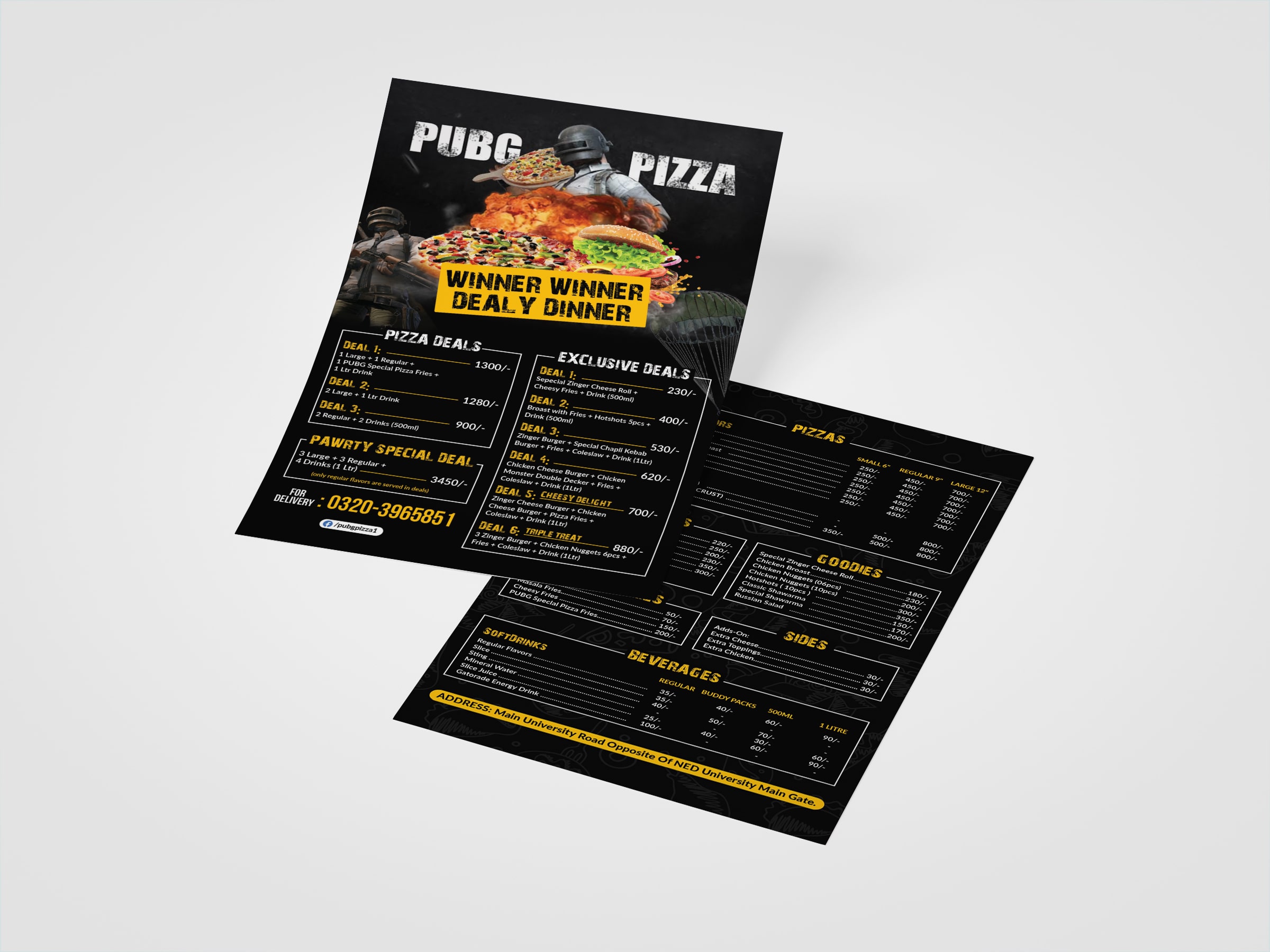 brochure design double vertical layout Las Vegas 2026