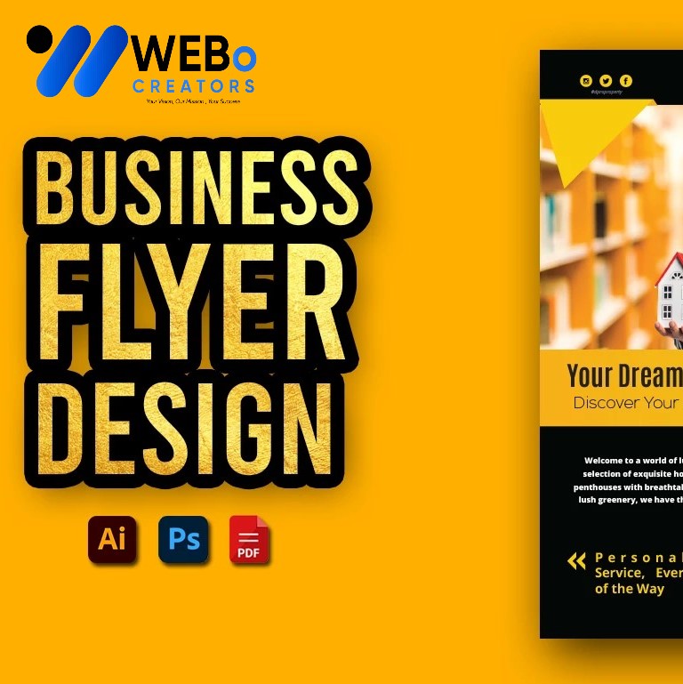 Creative Flyer Design for Moving Company in Las Vegas | Flyer for Removals Services