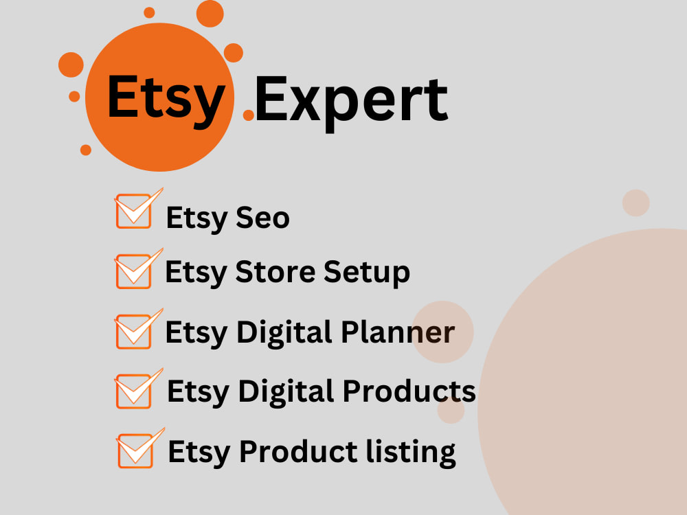 Etsy Shop Setup Service | Branding, SEO, Banner Design, Product Listings in Las Vegas